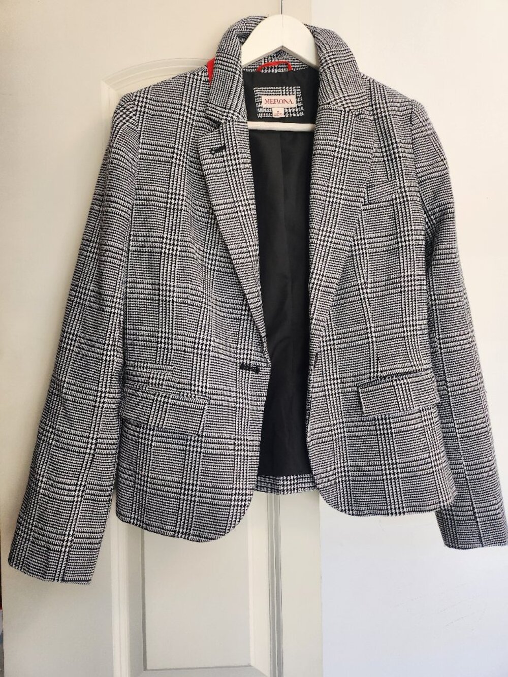 Merona Black & White Blazer